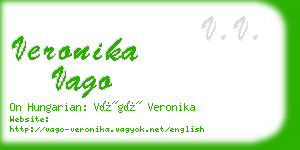 veronika vago business card